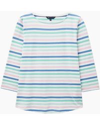 Crew - Essential Breton Long Sleeve T-Shirt - Lyst