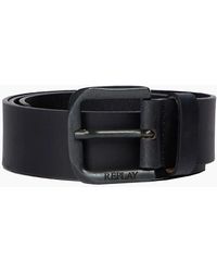 Replay - Leather Belt - Lyst