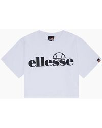 Ellesse - Silo Cropped T-Shirt - Lyst