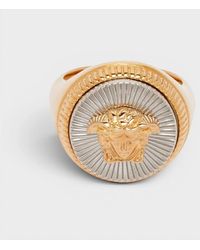 Versace - Medusa Head Metal Ring - Lyst