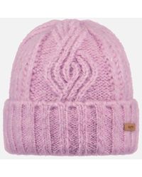 Barts - Farrah Cable Knit Fleece Lined Beanie Hat - Lyst