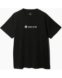Snow Peak - Snow Peak Soft Cotton Logo Short Sleeve T-Shirt - Lyst