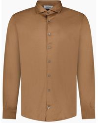 Gran Sasso - Mercerized Cotton Jersey Shirt - Lyst