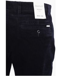 GANT - Regular Cord Chinos Evening - Lyst