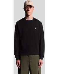 Lyle & Scott - Cotton Crew Neck Sweatshirt - Lyst