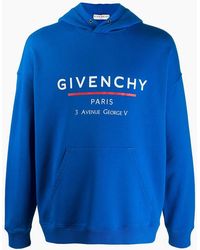 Givenchy - Address Hooded Sweatshirt Ocean - Lyst