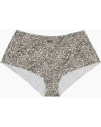 Calvin Klein - Signature Satin Boy Short, Animal Print - Lyst