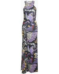 adidas - Farm High Neck Sleeveless Maxi T-Shirt Dress - Lyst