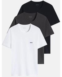 BOSS - Boss 3-Pack Cotton T-Shirts - Lyst