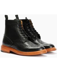 Chapman & Moore - Walter Brogue Leather Boots - Lyst
