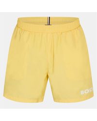 BOSS - Dolphin Elasticated Waistband Swim Short - Lyst
