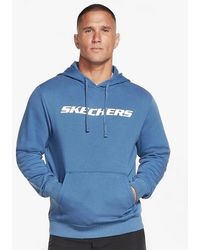 Skechers - Mhd12/Blu Heritage Ii Pullover Hoodie True - Lyst
