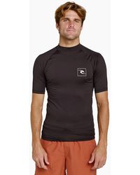 Rip Curl - Rip Curl Streamline Upf Short Sleeve Rash Vest - Lyst