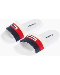Ellesse - Triply Stripe Patterned Open Toe Slides - Lyst