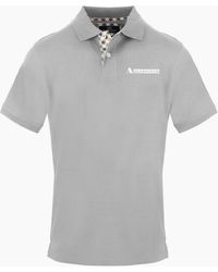 Aquascutum - Lacoste Lettering Collared Short Sleeve Polo Shirt - Lyst