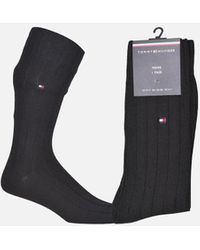 Tommy Hilfiger - Merino Wool Ribbed Boot Socks - Lyst