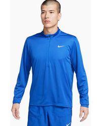 Nike - 1/4 Zip Royal Running Top - Lyst
