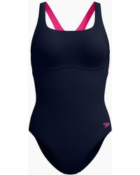 Speedo - Ladies Solid Flex One Piece Swimsuit - Lyst