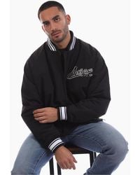 Avirex - Hamiltons Ribbed Cuff Zipped Pocket Bomber Jacket - Lyst