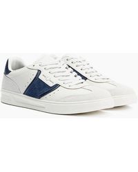 Fred Perry - B4 Textured Leather/Suede Trainers - Lyst