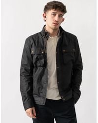 Belstaff - Racemaster Waxed Cotton Compact Field Jacket - Lyst