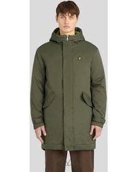 Lyle & Scott - Padded Fishtail Parka - Lyst
