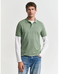 GANT - Regular-Fit Shield Piqué Polo Shirt - Lyst