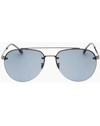 BOSS - Lens Dark Ruthenium Sunglasses - Lyst