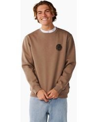 Rip Curl - Rip Curl Wetsuit Icon Crew Neck Sweatshirt - Lyst