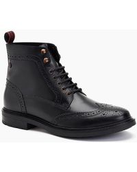 Base London - London Dealer Leather Ankle Boots - Lyst