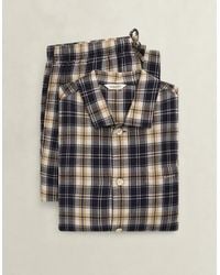 GANT - Checked Pyjama Set - Lyst