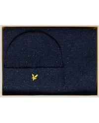 Lyle & Scott - Donegal Scarf And Beanie Set - Lyst