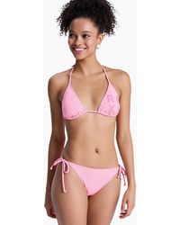 Roxy - Solid Essentials Two Piece Tiki Tri Bikini - Lyst
