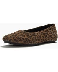 Fitflop - Delicato Ballerina Suede Tan/ Flats - Lyst
