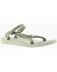Teva - Strappy Sandals Original Universal Slim Touch Fastening Sea Grass Uk - Lyst