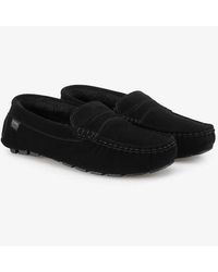 Totes - Isotoner Fur Lined Suede Moccasin Slipper Full Slippers - Lyst