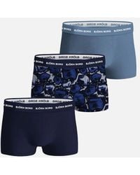 Björn Borg - 3-Pack Tulips Print Boxer Trunks - Lyst