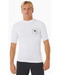 Rip Curl - Rip Curl Streamline Upf Short Sleeve Rash Vest - Lyst