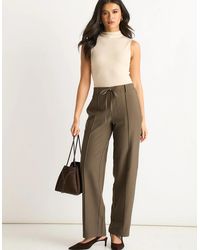 Gini London - Drawstring Tailored Trousers - Lyst