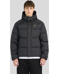 Lyle & Scott - Hooded Puffer Jacket - Lyst