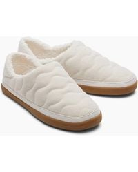 TOMS - Ezra Polyester Light Sand Slippers - Lyst