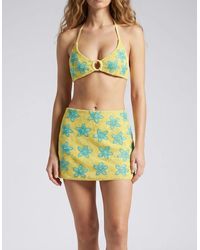 Oceanus - Mia's Marina Mini Skirt Multicolour - Lyst