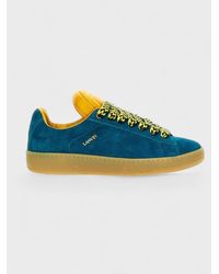 Lanvin - X Future Hyper Curb Suede Sneakers - Lyst