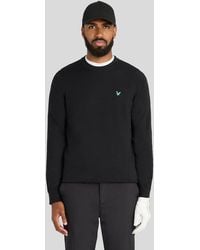 Lyle & Scott - Eagle Cotton Blend Crew Neck Sweatshirt - Lyst