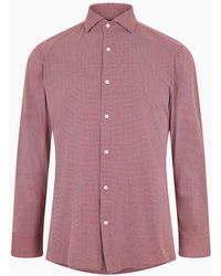 BOSS - Spread Collar Slim Fit Long Sleeve Oxford Shirt - Lyst