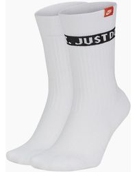 Nike - 'Just Do It' Everyday Crew Socks 2 Pack - Lyst