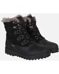 Mountain Warehouse - Ladies Vostock Leather Waterproof Thermal Snow Boots - Lyst