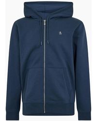 Original Penguin - Cotton Long Sleeve Full Zip Hoodie - Lyst