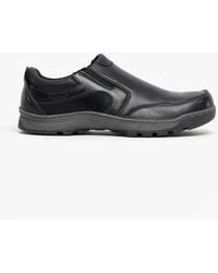 Hush Puppies - Jasper Leather Slip On Shoes - Lyst