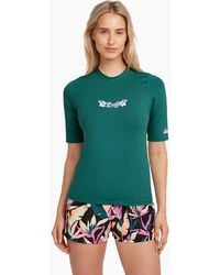 O'neill Sportswear - Skins Short Sleeve Rash Vest - Lyst